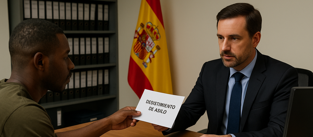 Desistir del asilo y presentar arraigo en España