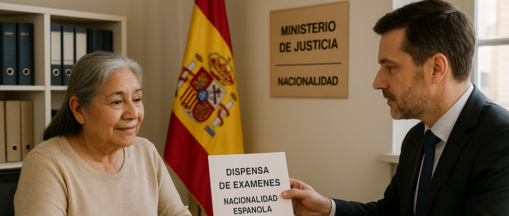 Solicitar dispensa exámenes de nacionalidad española