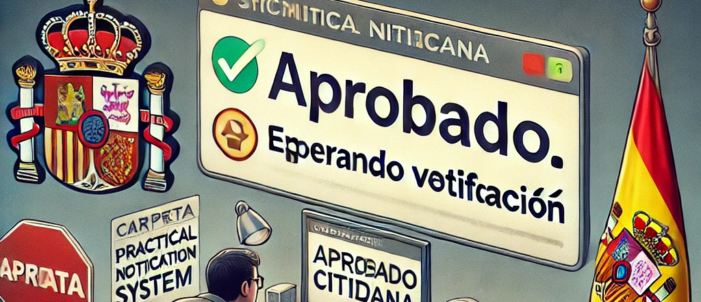 Aprobado. Esperando verificación práctica de la notificación
