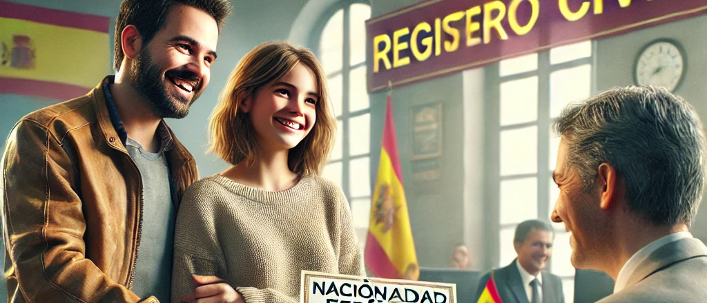 Conceden la nacionalidad a una niña inmigrante nacida durante su viaje hacia España