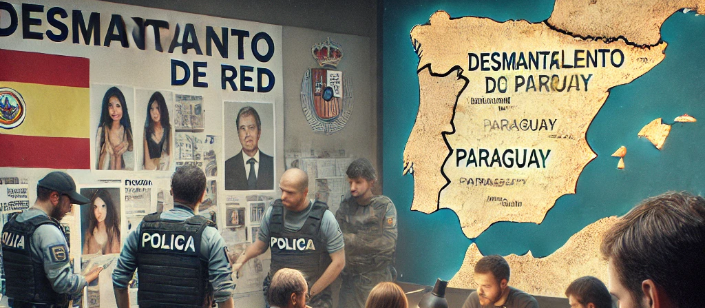 Desmantelada una red de tratantes que engañaba a mujeres paraguayas con falsas oportunidades laborales en España.