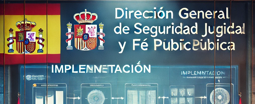 Dirección General de Seguridad Jurídica y Fe Pública para la implementación