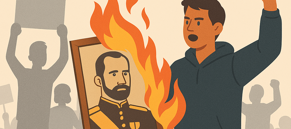 El Tribunal Europeo avala la quema de retratos del monarca como un acto de libertad de expresión.