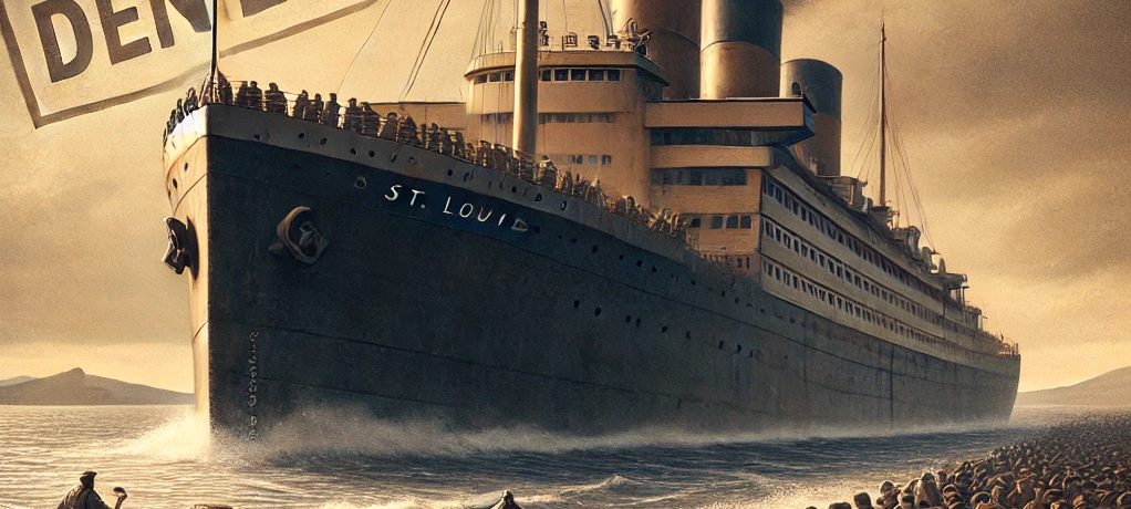 El barco que transportaba a 900 refugiados judíos y encontró la negativa de Estados Unidos