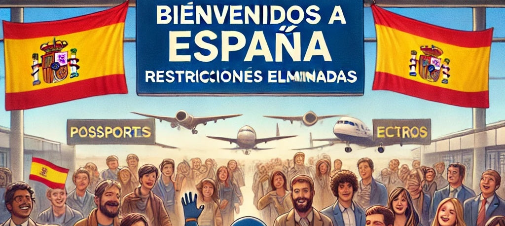 España elimina las restricciones de entrada relacionadas