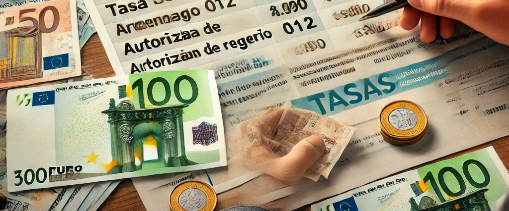 Monto de las Tasas a abonar en los diferentes trámites de Extranjería
