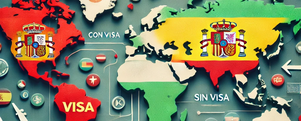 Países que requieren visa para ingresar a España y aquellos que no la necesitan