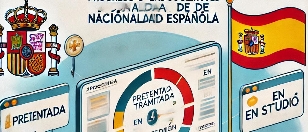Progreso de las solicitudes de nacionalidad española