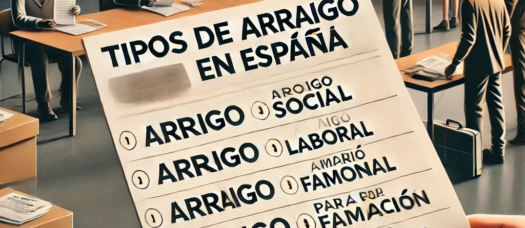 Qué clases de Arraigo se pueden encontrar en España