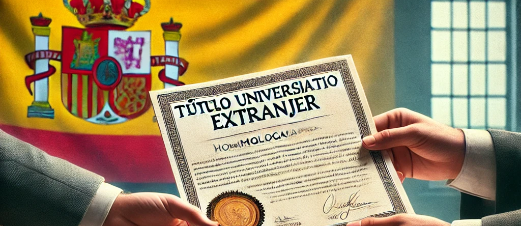 Reconocimiento de títulos universitarios en territorio español