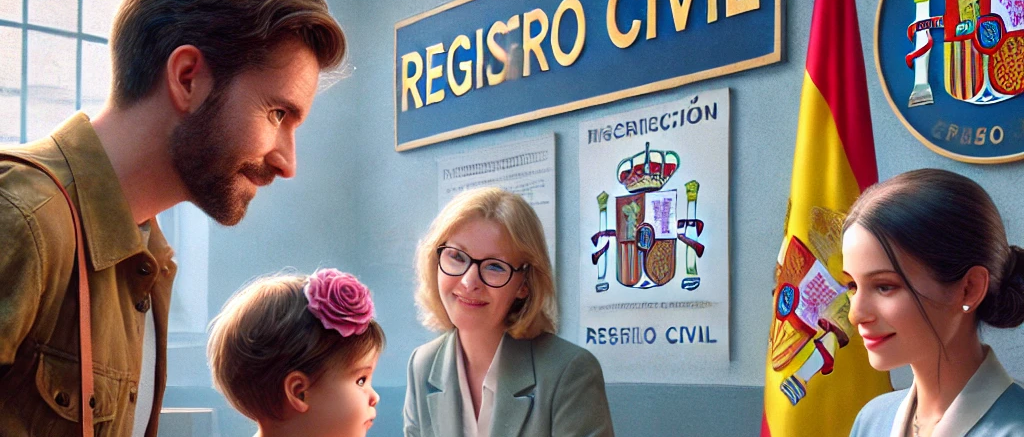 Registro Civil del nacimiento de una niña extranjera que no fue registrada al nacer en su país natal