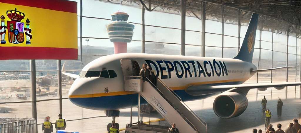 Vuelos de deportación de inmigrantes en España