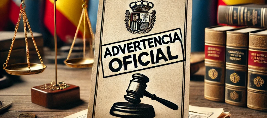 advertencias de la Audiencia Nacional al Ministerio de Justicia