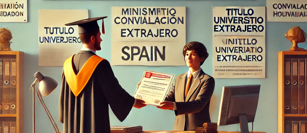 convalidación de títulos universitarios obtenidos en el extranjero