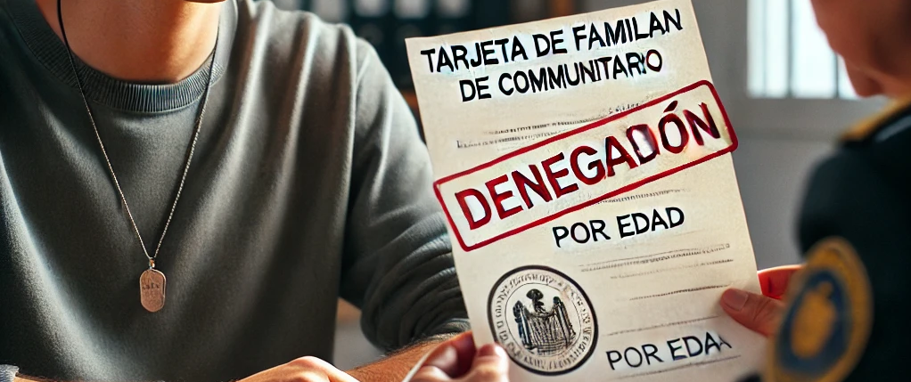 denegación de la Tarjeta de Familiar de Comunitario para descendiente mayor de 21 años