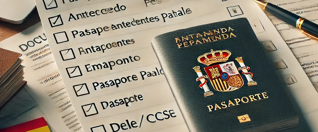 documentos necesarios para mi solicitud de nacionalidad