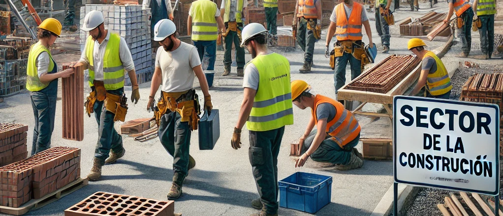 empleados para el sector de la construcción en el país