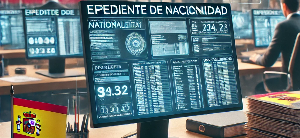 gestión digital y la grabación de datos en los expedientes de nacionalidad
