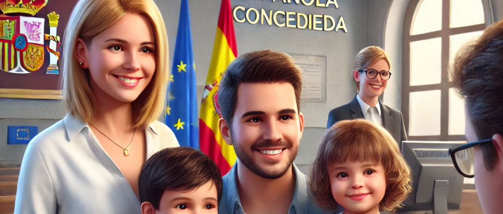 hijos con nacionalidad española