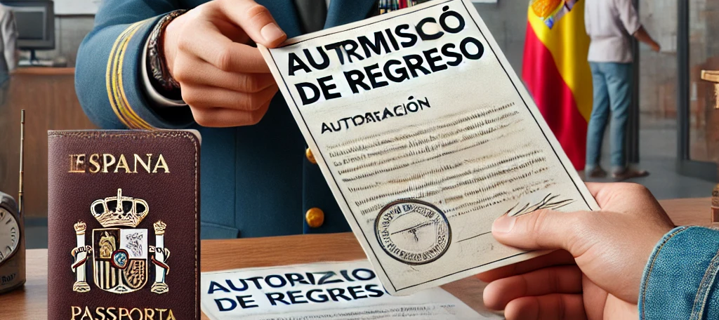 implica la autorización para regresar