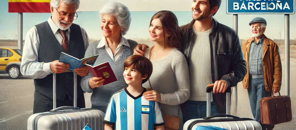 inmigración argentina en territorio español