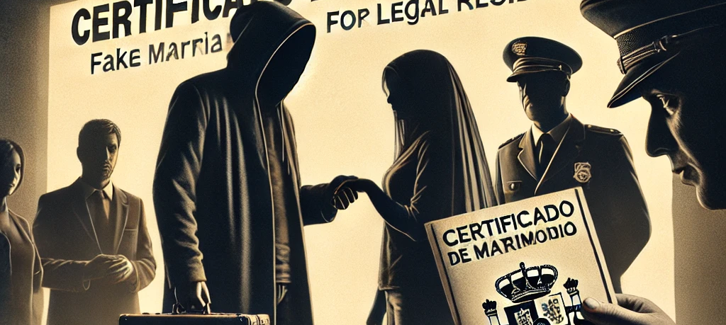 organización que ofrecía matrimonios falsos a inmigrantes