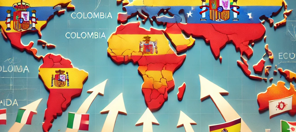 países de origen de inmigrantes en España