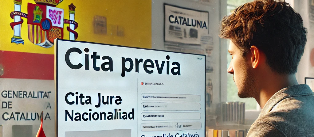 pedir la cita para la Jura de Nacionalidad en una ciudad de Cataluña
