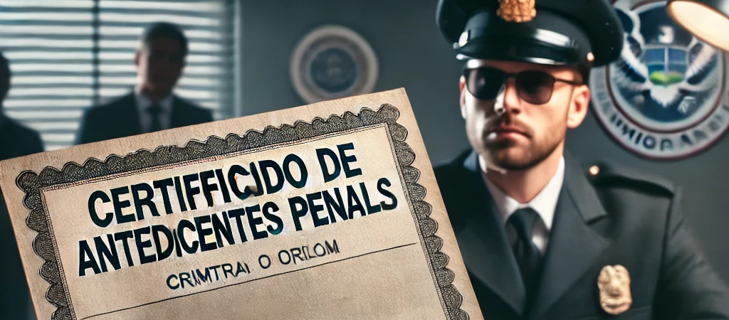 relevancia tiene el certificado de antecedentes penales de mi nación de origen