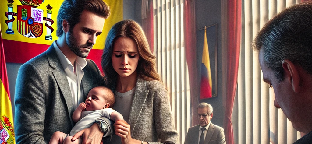 resolución del Consulado español en Moscú de rechazar el permiso de salida para un bebé nacido por ‘maternidad subrogada’