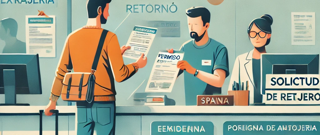 solicitar el permiso de retorno