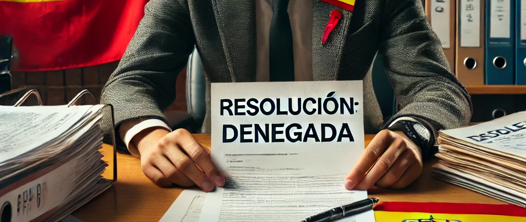 solicitud de Nacionalidad Española por Residencia que fue denegada.
