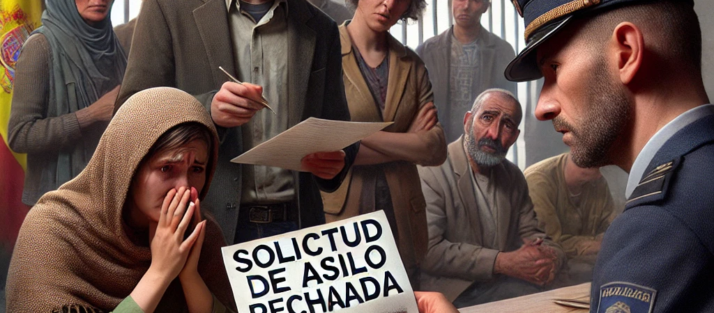 solicitudes de asilo rechazadas