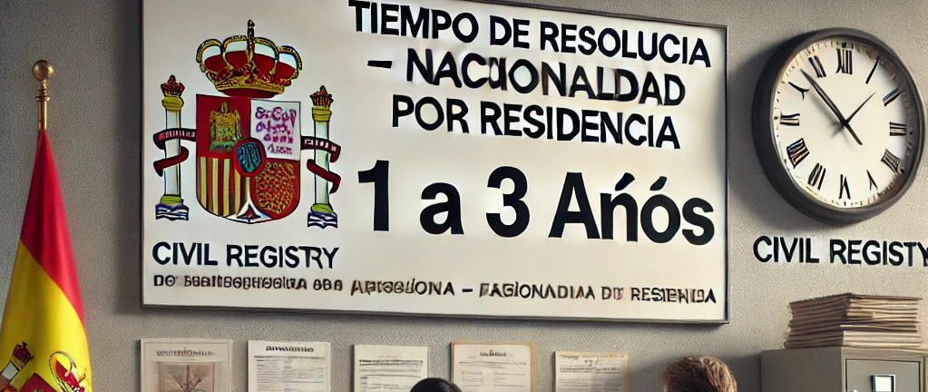 tiempo tarda en procesarse una solicitud de nacionalidad por residencia
