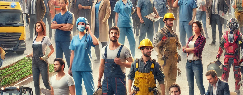 trabajadores en España