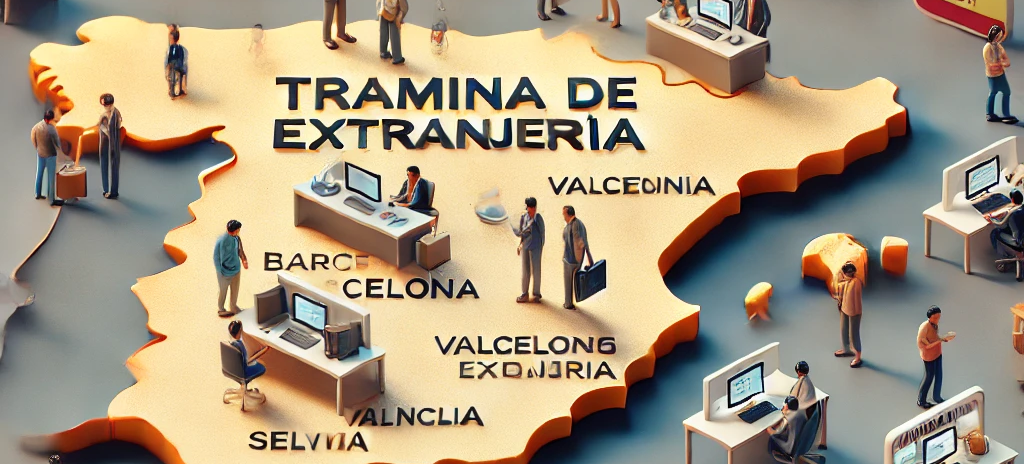 trámites de extranjería en diversas localidades españolas