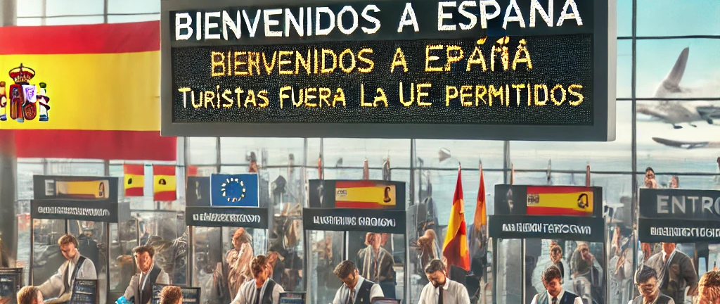 turistas de fuera de la UE ya pueden ingresar a territorio español