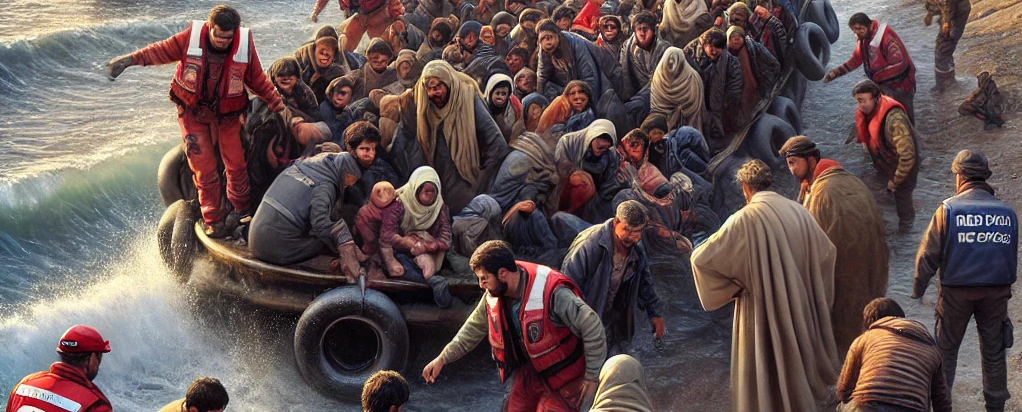 Aumento del 40,6% en la llegada de inmigrantes irregulares en 2014 debido a la presión migratoria desde Siria hacia España.