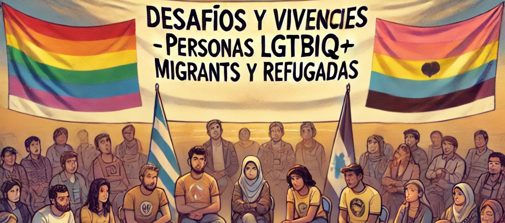 Desafíos y vivencias de las personas LGTBIQ+ migrantes y refugiadas en eventos de protección internacional.