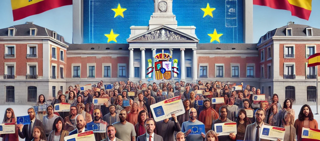 El 70% de los inmigrantes en España cuenta con un permiso de larga duración: 1,6 millones provienen de fuera de Europa.