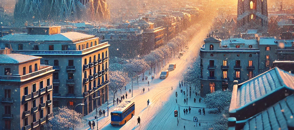Es Abogado Extranjeria La ciudad de Barcelona enfrenta un amanecer invernal con alertas de más nevadas este domingo.
