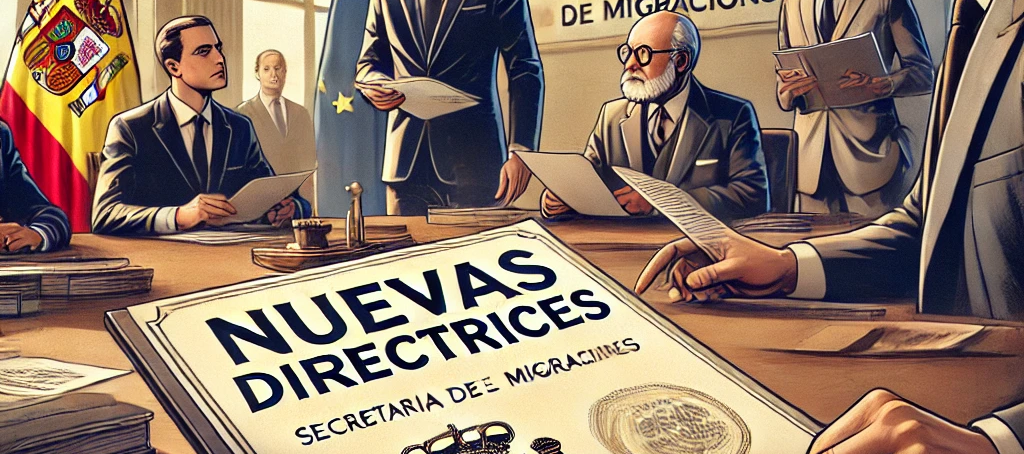 Nuevas Directrices de la Secretaría de Estado de Migraciones