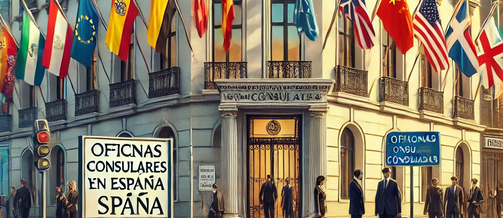 Oficinas consulares y embajadas de otros países en España