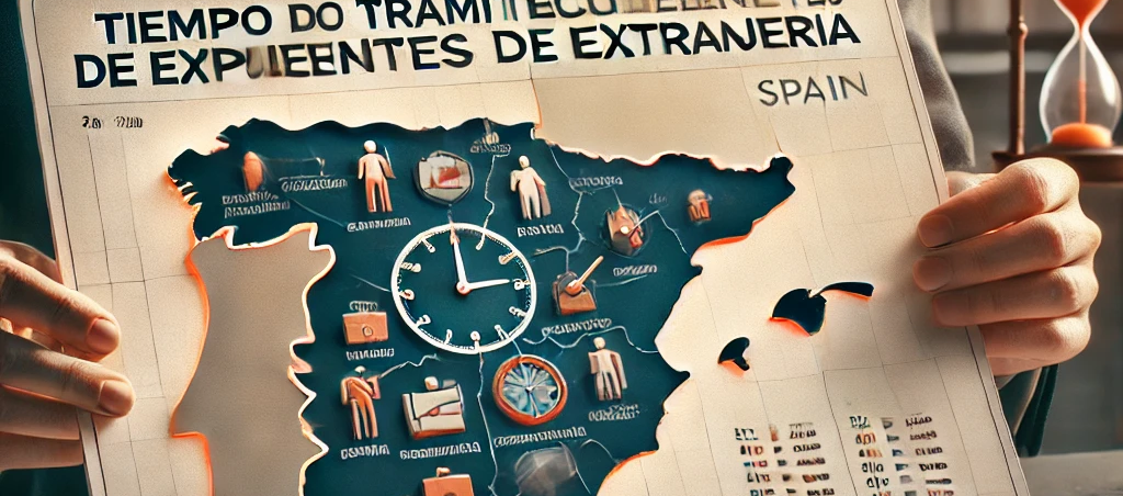 Tiempo de tramitación de expedientes de extranjería: análisis detallado por provincias.