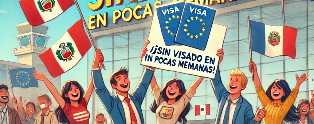 ciudadanos peruanos y colombianos podrán viajar a la Unión Europea sin necesidad de visado en pocas semanas.