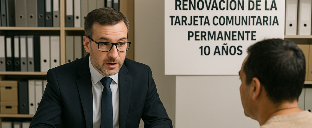 Renovar tarjeta comunitaria permanente de 10 años