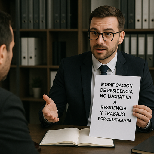 Requisitos para la modificación de residencia no lucrativa a residencia y trabajo por cuenta ajena