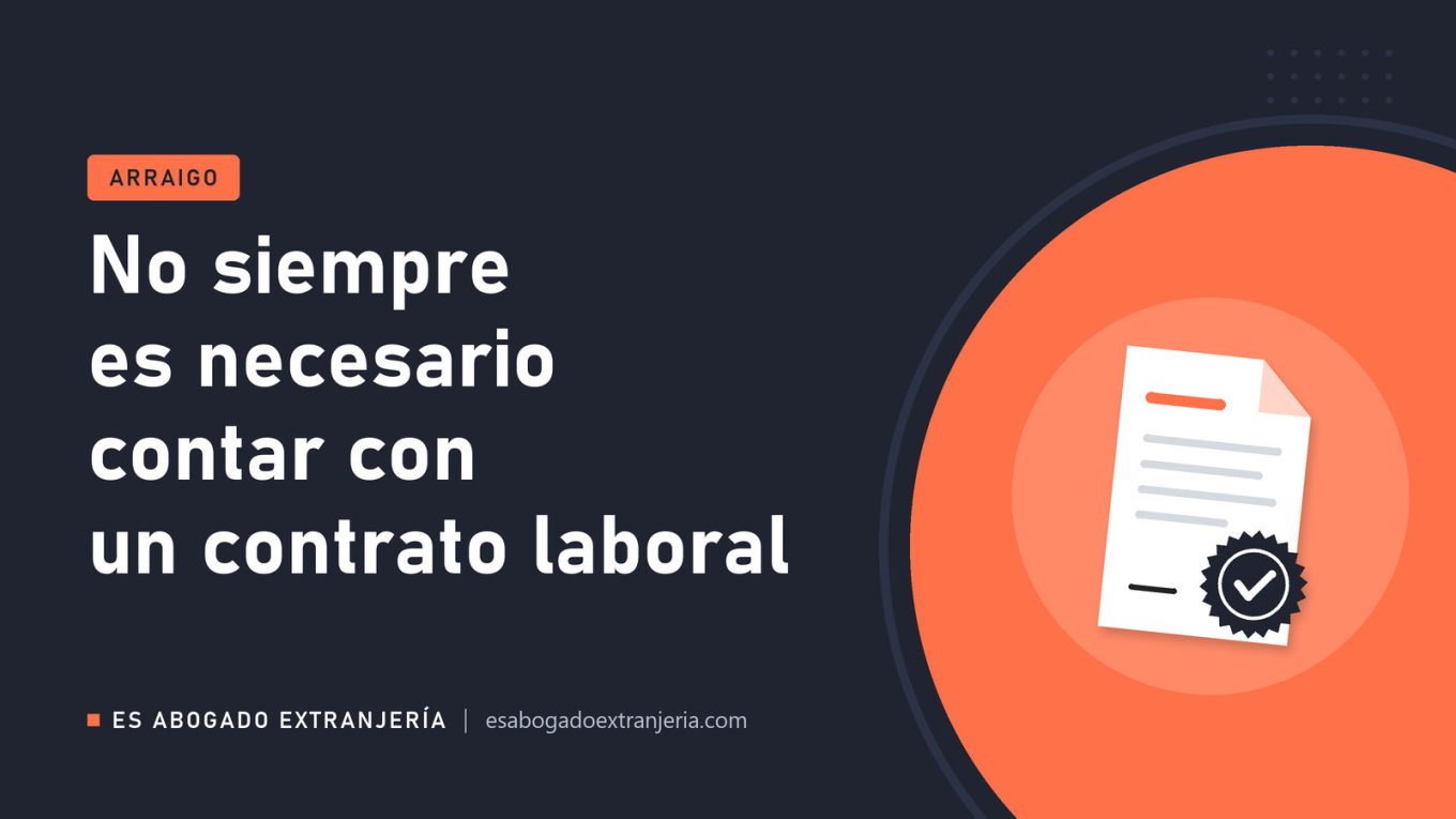 No siempre es necesario contar con un contrato laboral — guía de Es Abogado Extranjería